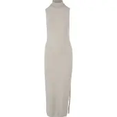Urban Classics Shirtkleid "Damen Ladies Knitted Eco Viscose Turtleneck Dress" 1 tlg.