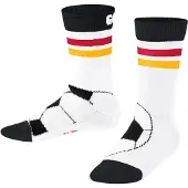Falke Active Soccer Kinder Socken, 31-34, Weiß, Motiv, Baumwolle