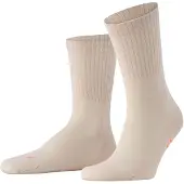 Falke Socken "Run Rib Crew", Damen, Gr. 46-48, Sockengröße, beige (cream (4011)), Obermaterial: 70% Baumwolle CO. 28% Polyamid PA. 2% Elasthan EL., glatt, Socken Socken