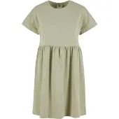 Urban Classics A-Linien-Kleid "Damen Ladies Organic Empire Valance Tee Dress" 1 tlg.