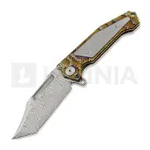 Andre de Villiers Freak Damascus Taschenmesser, Acid Rain