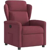 vidaXL Relaxsessel Weinrot Stoff