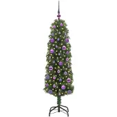 vidaXL Fritz (mit 150 LEDs und 61 lilafarbenen Bällen)