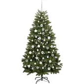vidaXL Lumi (mit 300 LEDs und silbernen Bällen)