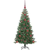 vidaXL Mads (mit 150 LEDs und roten Bällen)