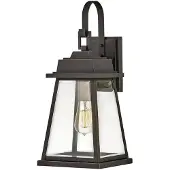 HINKLEY Wandlampe Außenleuchte Wandleuchte Gartenlampe Messing Alu Glas H 48,8 cm IP44