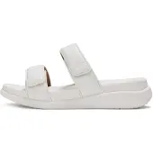 FitFlop Damen F-Mode Go Adjustable Flatform Two-Bar Slides Urban White-Schuhgröße 39