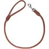 Hunter Leine Round & Soft Canadian UP für Hunde Cognac L