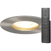 HOFTRONIC™ LED Einbaustrahler 4W 345lm 2700K GU10 IP65 Edelstahl dimmbar Fernbedienung