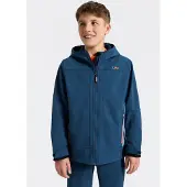 CMP Softshelljacke "KID SOFTSHELL JACKET FIX HOOD" mit Kapuze wasserabweisend, windabweisend, mit Reißverschlusstaschen