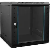 vidaXL Netzwerkschrank mit Speicher Schwarz 53 x 60 x 60 cm Stahl