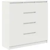 vidaXL Sideboard mit Schubladen Weiß 100,5x35x98,5 cm Holzwerkstoff