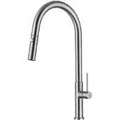 SAT Küchenarmatur mit Feder, 2 Funktionen, Edelstahl SATBSD288NRZ