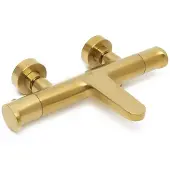 SAT DARK Thermostat-Wannenarmatur, gebürstetes Gold SATBSDA222BZ