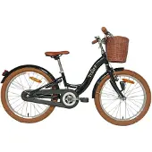 Volare Ashley Kinderfahrrad - Mädchen - 24 Zoll - Schwarz
