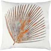 Bestlivings Dekokissen 45 x 45 cm Palmen Print Ziegel