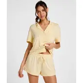 Hunkemoller Jersey-Shorts Essential Gelb