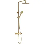 Hak ICONIC Duschsäule mit Armatur, Gold matt