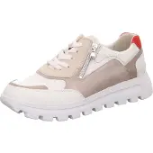 Waldlaufer Schnürhalbschuhe in weiss/weiss kombi, Gr. 3.5