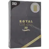 Papstar ROYAL Collectionschwarz mit Besteckfalz ROYAL Collection