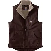 Carhartt Washed Duck Mock-neck Vest dark brown (DKB) M REG