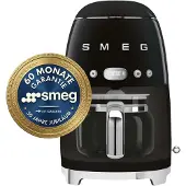 Smeg Filterkaffeemaschine - 1050 Watt - Schwarz - 1,4 Liter - DCF02BLEU