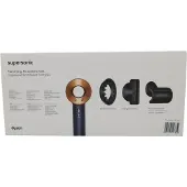 Dyson Haartrockner "Supersonic Strait+Wavy Nachtblau/Kupfer" 1.600 W 3 Aufsätze Schnelles Trocknen ohne extreme Hitze
