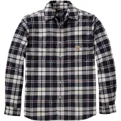 Carhartt Hamilton Relaxed LS Plaid Shirt navy (I26) L REG