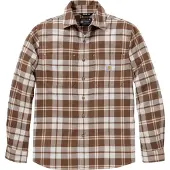 Carhartt - Flannel L/S Plaid Shirt - Hemd Gr XL braun