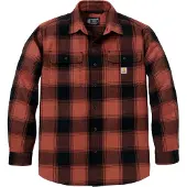 Carhartt Hubbard Loose LS Plaid Shirt homestead red (RG0) XL REG