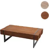 Mendler Couchtisch HWC-A15a, Wohnzimmertisch, Tanne Holz rustikal massiv 40x120x60cm braun