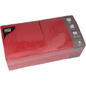 Papstar 250 Servietten, 3-lagig 1/4-Falz Bordeaux