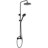 Aqualine LOTTA Duschsäule mit Armatur, schwarz matt