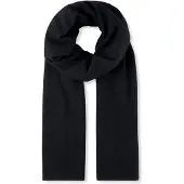 Falke Pure Cashmere Unisex Schal, Onesize, Schwarz, Uni, Kaschmir