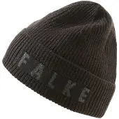 Falke Unisex Mütze, Onesize, Braun, Rippe,Jacquard, Schurwolle