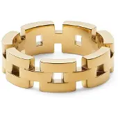 Daniel Wellington Stylischer vergoldeter 3-Glieder-Ring DW0040099 - Schaltung: 60 mm