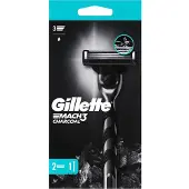 Gillette Mach3 Carbone Rasierer + Ersatzklingen 2 Stück