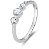 Beneto Fine engagement ring with AGG466 zircons - Circuit: 56 mm (L)