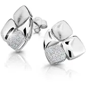 Modesi Design of silver earrings M23046