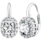 Silvego Silver earrings SHARON with zircons LPS0611W