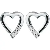 Hot Diamonds Earrings Just add Love DE110 Memories