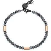 S`Agapõ S'Agapo Riot Srt13 Hematite Beaded Bracelet