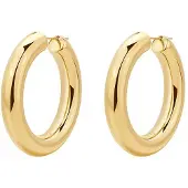 Brosway Ageless Hoop Earrings Made Of Gold-Plated Steel