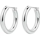 Brosway Distinctive Steel Hoop Earrings Aura Bau24