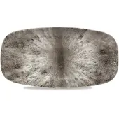 Churchill Livingstone Stone Quartz Black Chefs Platte 35.5 x 18.9cm