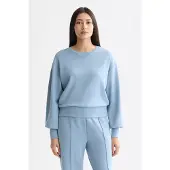 Scotch & Soda Modal Sweatshirt Faded Denim Größe: L | Pullover Outlet | Damen | Blau