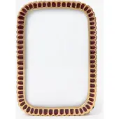Sissy-Boy Fotorahmen Scalloped Enamel - Bordeauxrot