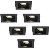 HOFTRONIC™ LED Einbaustrahler 4W 345lm 2700K Schwarz Schwenkbar Dimmbar