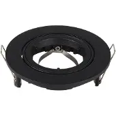 HOFTRONIC™ LED Einbaustrahler schwenkbar GU10 Fassung rund schwarz IP20