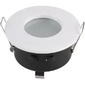 HOFTRONIC™ LED Einbaustrahler 83mm GU10 Fassung Rund IP44 Weiß